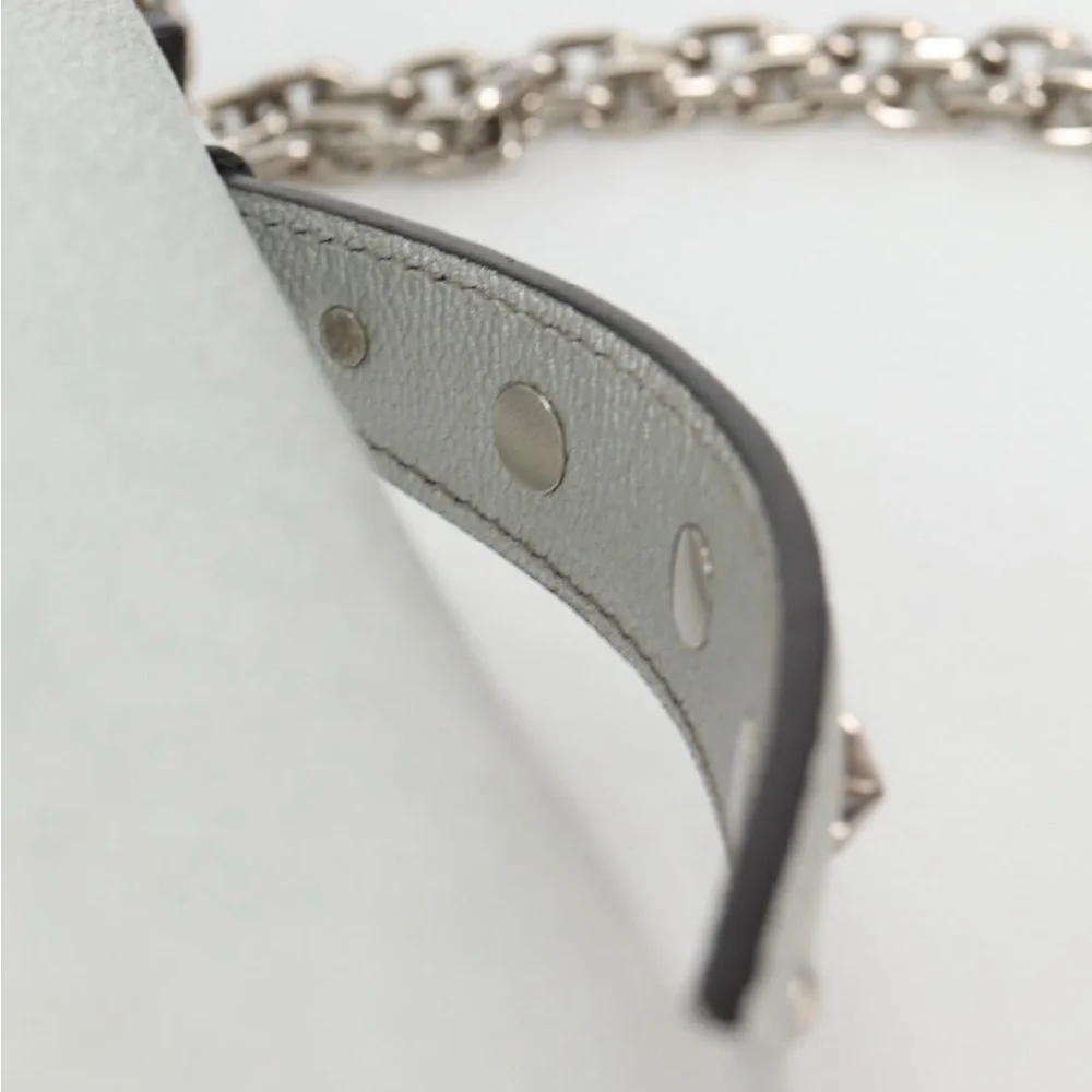 Louis Vuitton Cuir Plume Ecume Very Chain Bag Argent silver 3 way bag